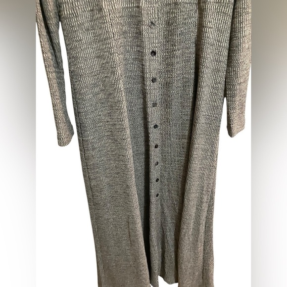 VTG Clues Collections Y2K Grunge Hippie Maxi Empire Waist Button Front Dress  XL - Picture 5 of 9